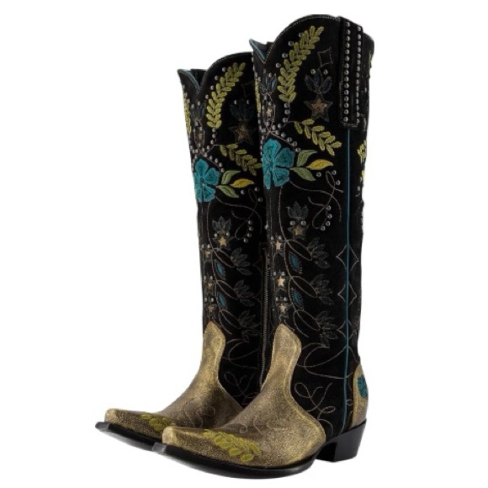 Old Gringo Women’s Full Bloom Embroidered Tall Western Cowboy Boots NWT